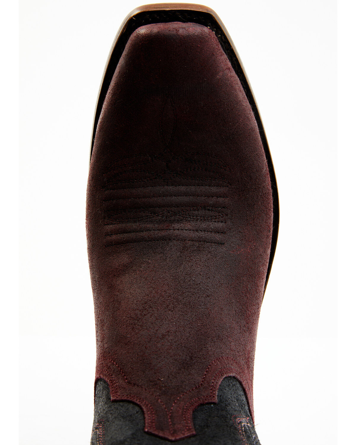 Image #6 - Lucchese Men's Brazos Western Boot, Wine, hi-res