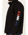 Image #4 - RANK 45® Men's American Flag Logo Softshell Jacket, Black, hi-res