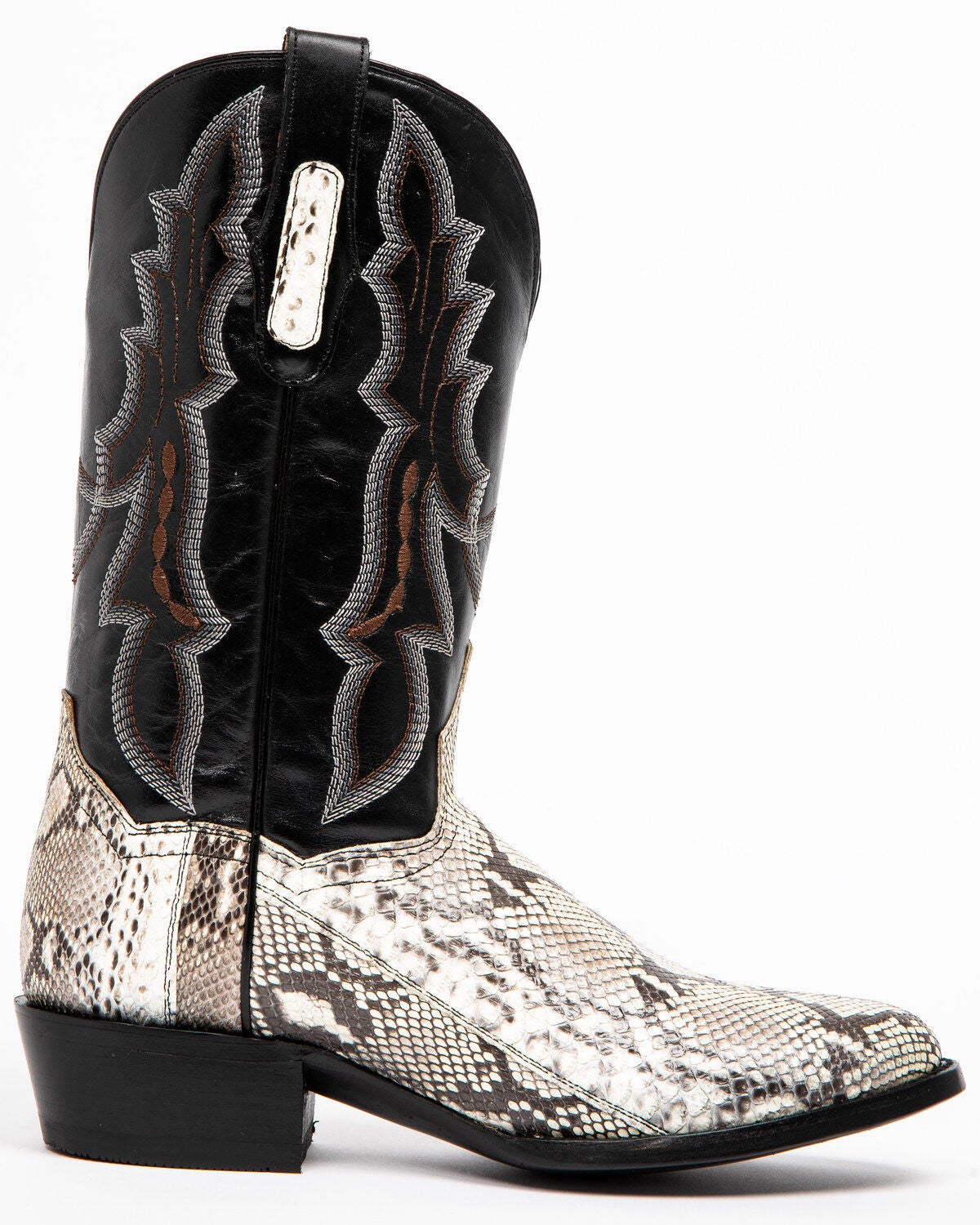 black python cowboy boots