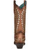 Image #4 - Corral Women's Tan Inlay Western Boots - Snip Toe, Tan, hi-res
