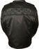 Image #3 - Milwaukee Leather Men's Reflective Skulls Textile Jacket, Black, hi-res