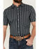 Image #3 - Gibson Trading Co Men's Scratch Stripe Short Sleeve Button-Down Western Shirt, Navy, hi-res