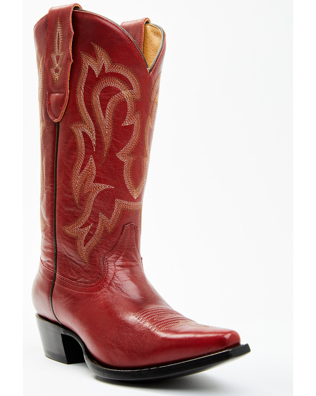 ladies red cowboy boots