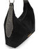 Image #4 - Wrangler Women's Floral Tooled Hobo Bag with Pouch, Black, hi-res