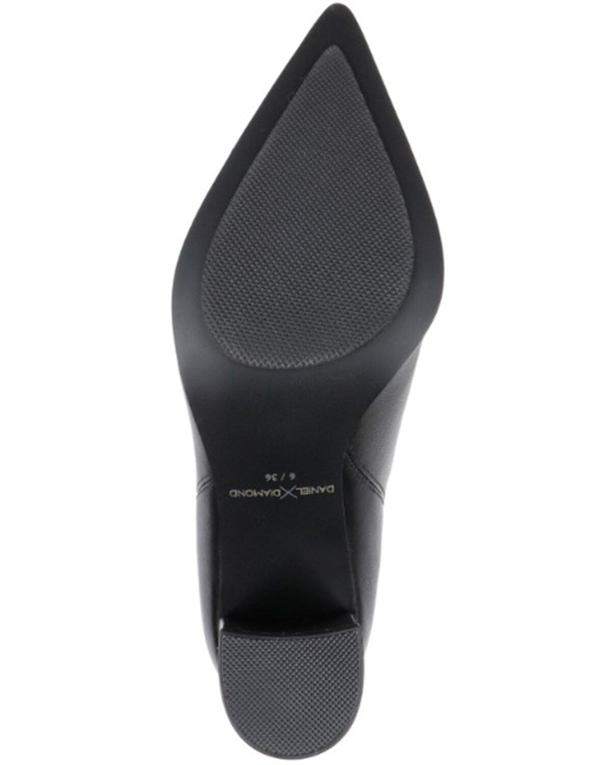 Image #6 - Daniel X Diamond Women's The Tall T Leather Western Boots - Snip Toe, Black, hi-res