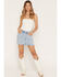 Image #1 - Levi's Women's Icon Light Wash Seamed Denim Mini Skirt, Light Wash, hi-res