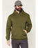 Image #1 - Brunt Workwear Men's Shelvin Hooded Sweatshirt, Hunter Green, hi-res