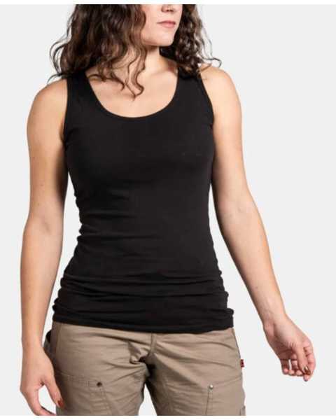 Dovetail Workwear Women's Solid Tank, Black, hi-res
