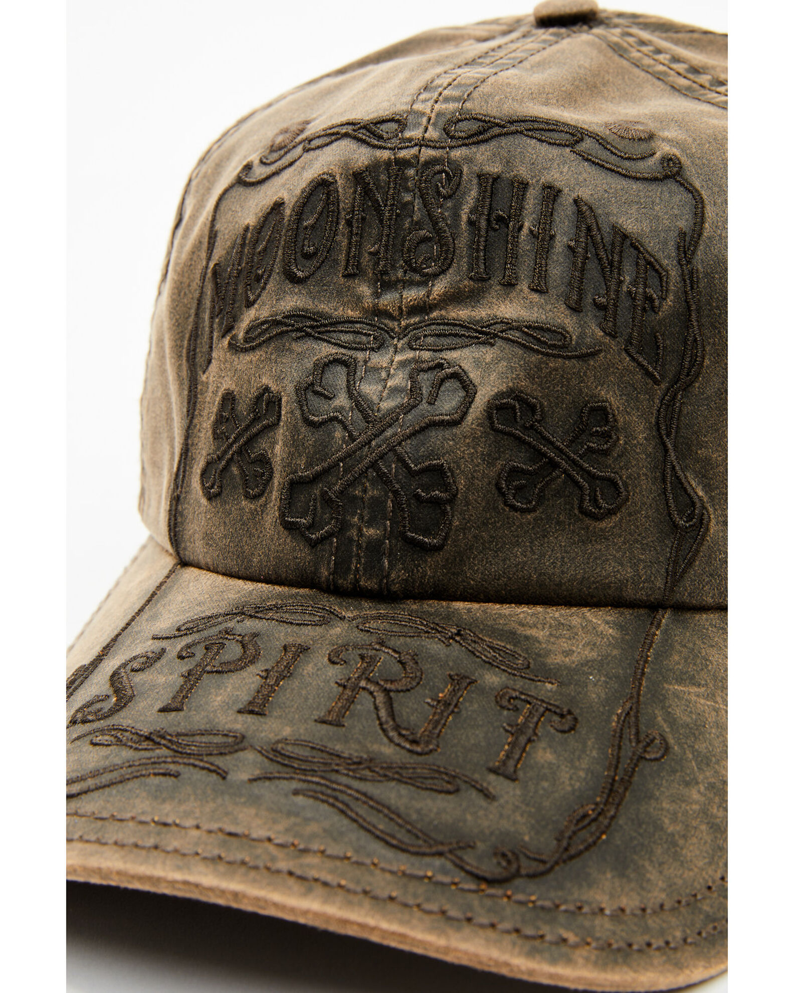 Product Name Moonshine Spirit Men's Waylon Oil Cloth Baseball Cap