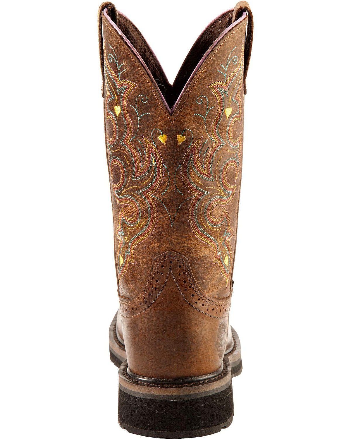 Image #7 - Justin Women's Pull-On Work Boots, Rugged, hi-res