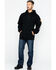 Image #6 - Hawx Men's Logo Sleeve Hooded Work Sweatshirt - Tall, Black, hi-res