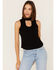 Image #1 - Shyanne Women's Suede Cutout Tank, , hi-res