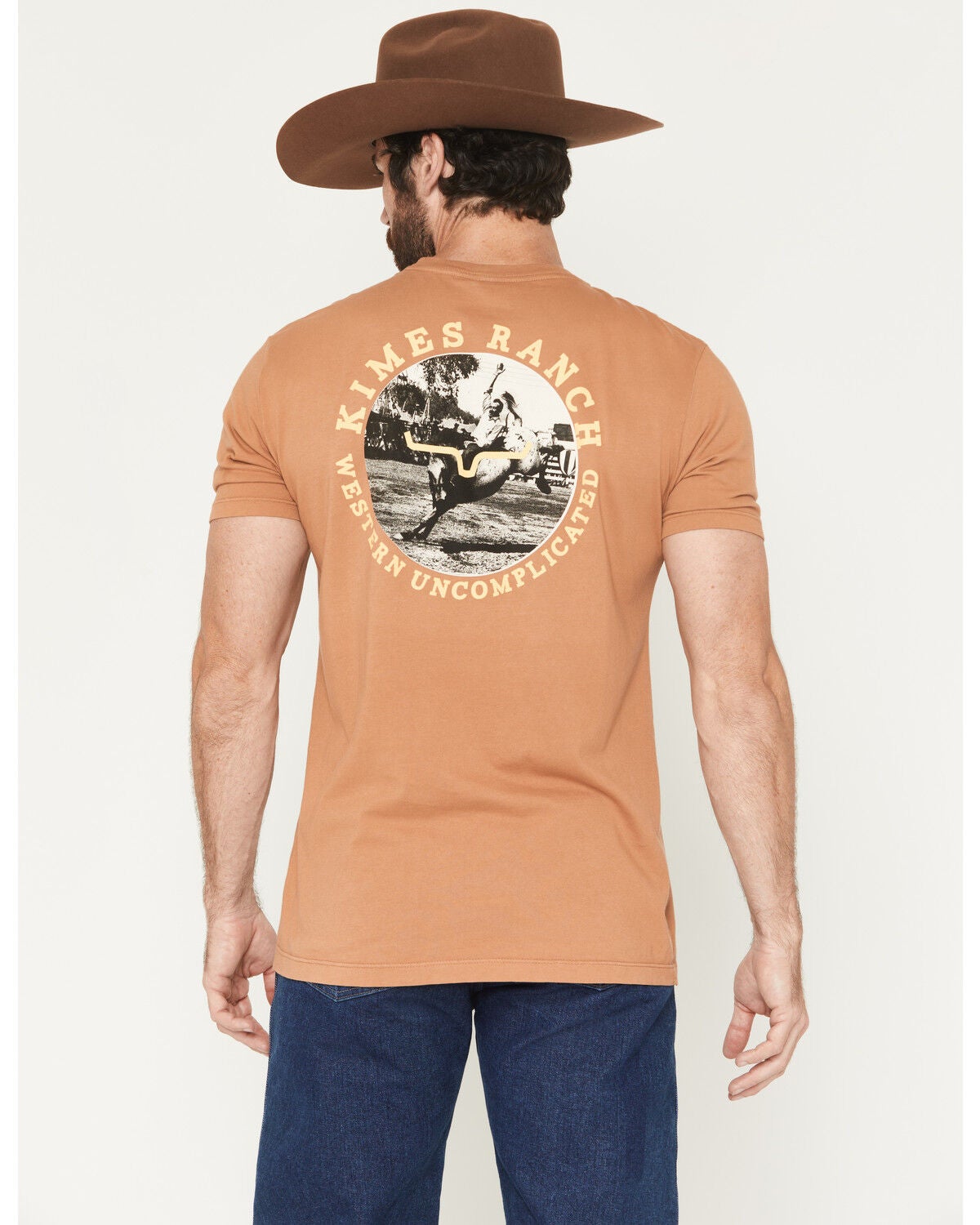Kimes Ranch Men's 1956 Short Sleeve Graphic T-Shirt, Brown, hi-res