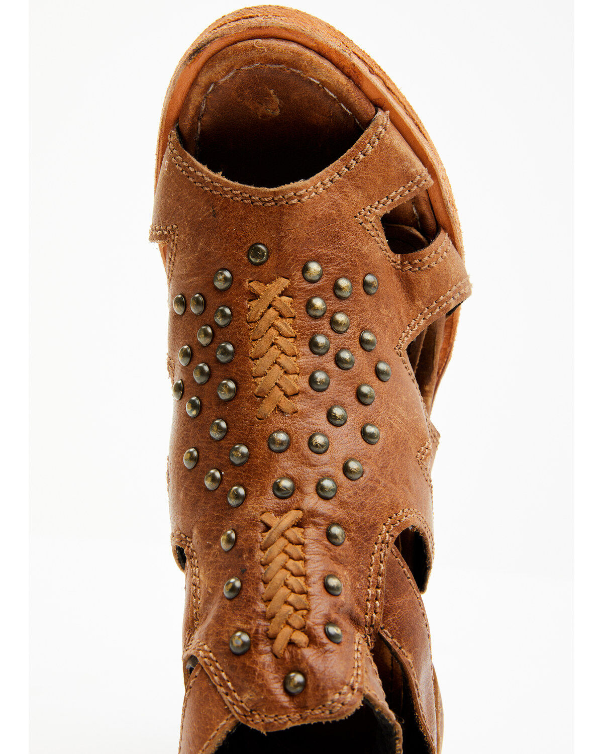 Image #6 - Caborca Silver Women's April Fashion Booties - Round Toe, Tan, hi-res