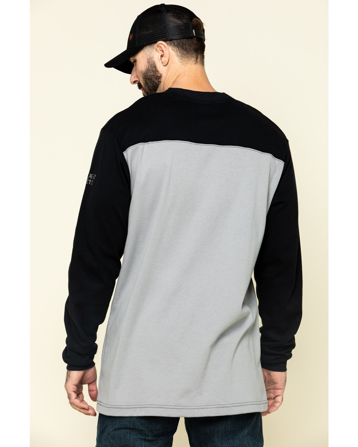 Image #2 - Cinch Men's FR Multi Solid Long Sleeve Work Shirt , , hi-res