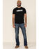 Levi's Men's Seal Batwing Logo Graphic Short Sleeve T-Shirt , Black, hi-res