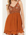 Image #3 - Shyanne Women's Flutter Sleeve Embroidered Mini Dress, , hi-res