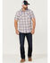 Image #2 - Flag & Anthem Men's Desert Son Tifton Large Plaid Short Sleeve Snap Western Shirt, , hi-res