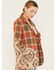 Image #2 - Miss Me Women's Plaid Southwestern Print Blazer, , hi-res