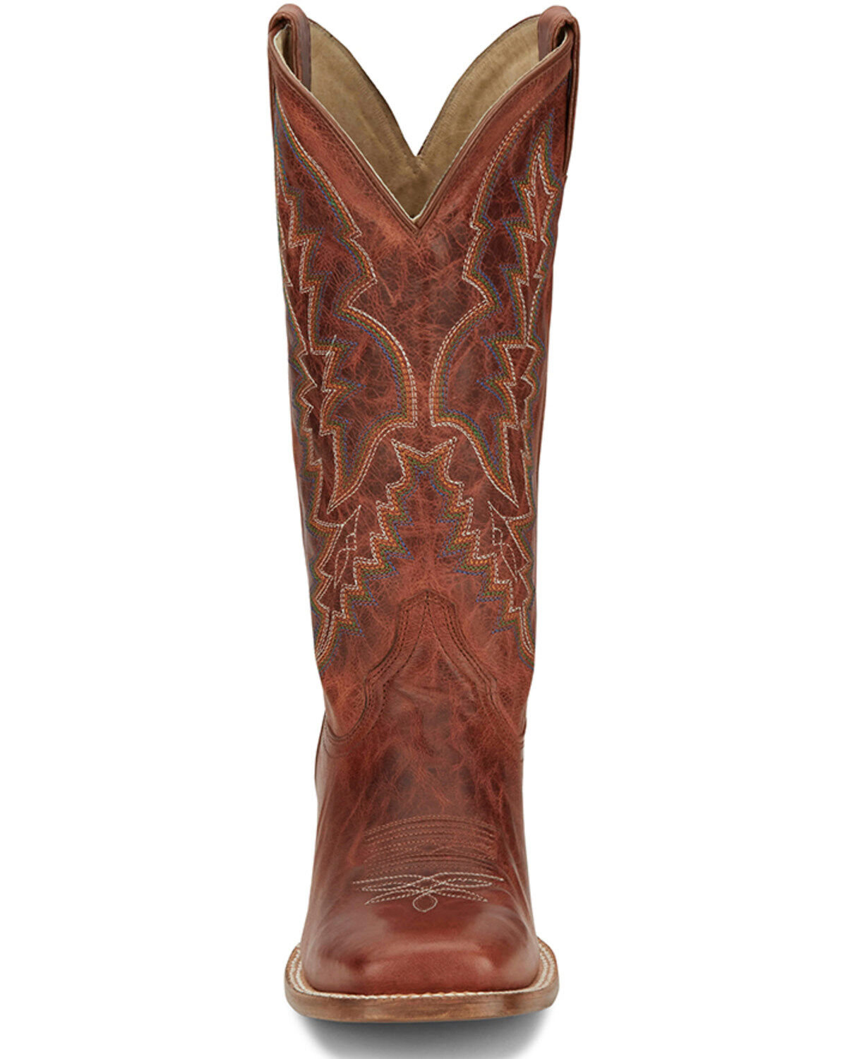 Image #4 - Tony Lama Men's Camarillo Western Boots - Square Toe, Cognac, hi-res