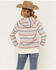 Image #4 - Hooey Women's Serape Striped Print Hoodie, Tan, hi-res
