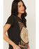 Image #2 - Wrangler Retro Women's Logo Horse Short Sleeve Graphic Tee, Black, hi-res