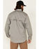 Image #4 - Ariat Men's Fire Resistant Solid Vent Long Sleeve Work Shirt, Silver, hi-res