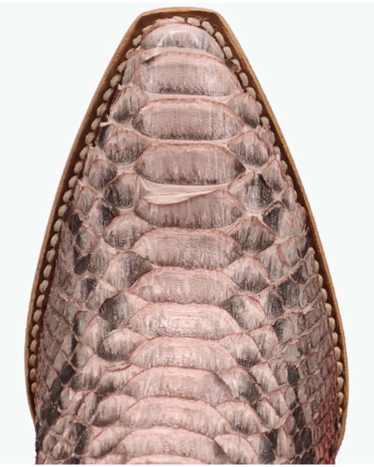 Image #6 - Dan Post Women's Exotic Python Western Boots - Snip Toe, Pink, hi-res
