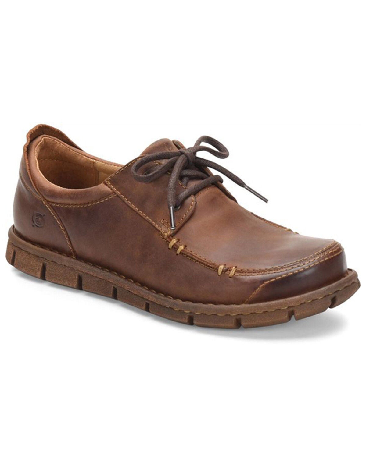 Born Men's Joel Casual Shoes - Moc Toe, Lt Brown, hi-res