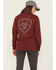 Image #1 - Ariat Women's Rebar Cotton Strong Workshop Logo Long Sleeve Graphic Tee, Brown, hi-res