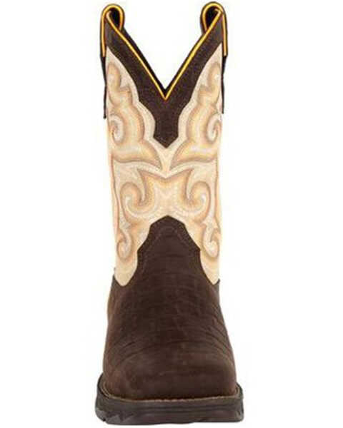Image #4 - Durango Women's Lady Rebel Pro Western Boots - Broad Square Toe , Brown, hi-res