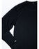 Image #3 -  Hawx Men's Mid-Weight Base Layer Thermal Long Sleeve Work Shirt  , Black, hi-res