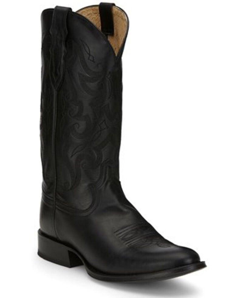 Tony Lama Men's Patron Black Western Boots Round Toe Boot Barn