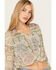 Image #2 - Shyanne Women's Long Sleeve Print Woven Tunic, Sage, hi-res