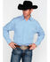 Panhandle Select Men's Poplin Geo Print Long Sleeve Western Shirt , , hi-res