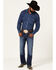 Rock 47 By Wrangler Men's Prichett Dark Wash Stretch Slim Straight Jeans , Dark Wash, hi-res