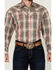 Image #3 - Stetson Men's Plaid Print Long Sleeve Snap Western Shirt, Multi, hi-res