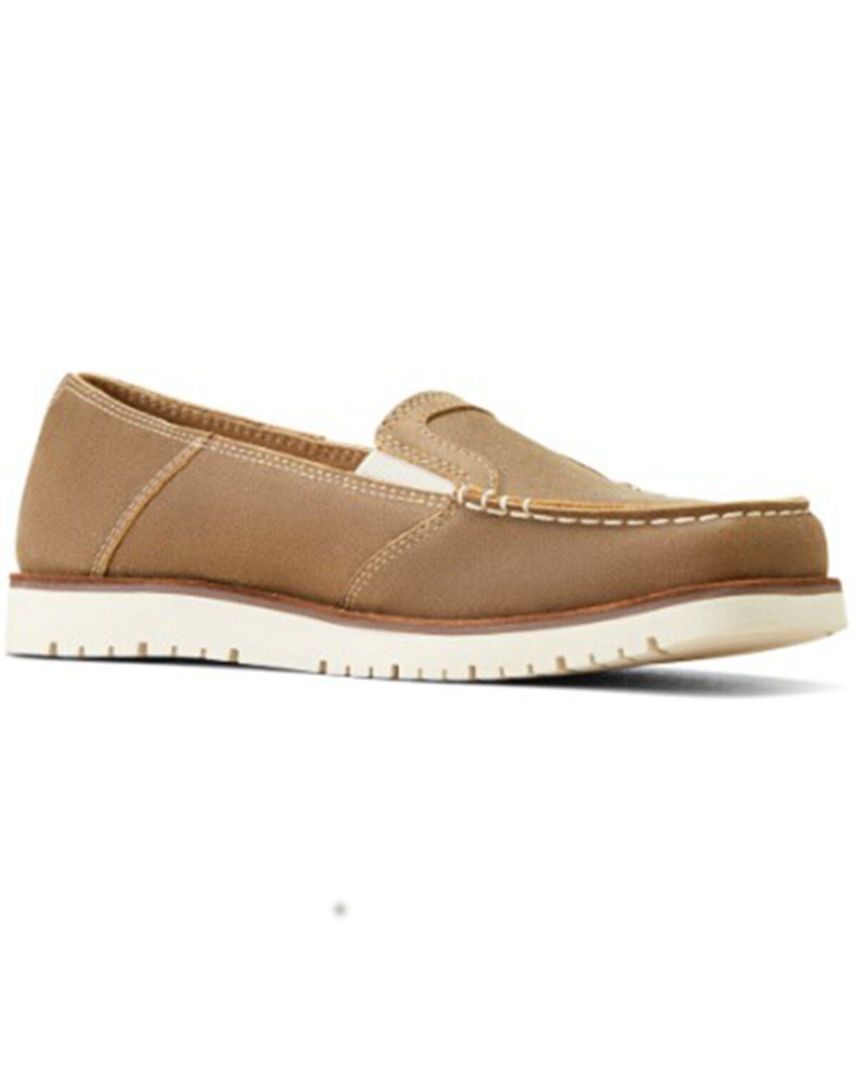 Ariat Women's Easy Flex Casual Shoes - Moc Toe, Brown, hi-res