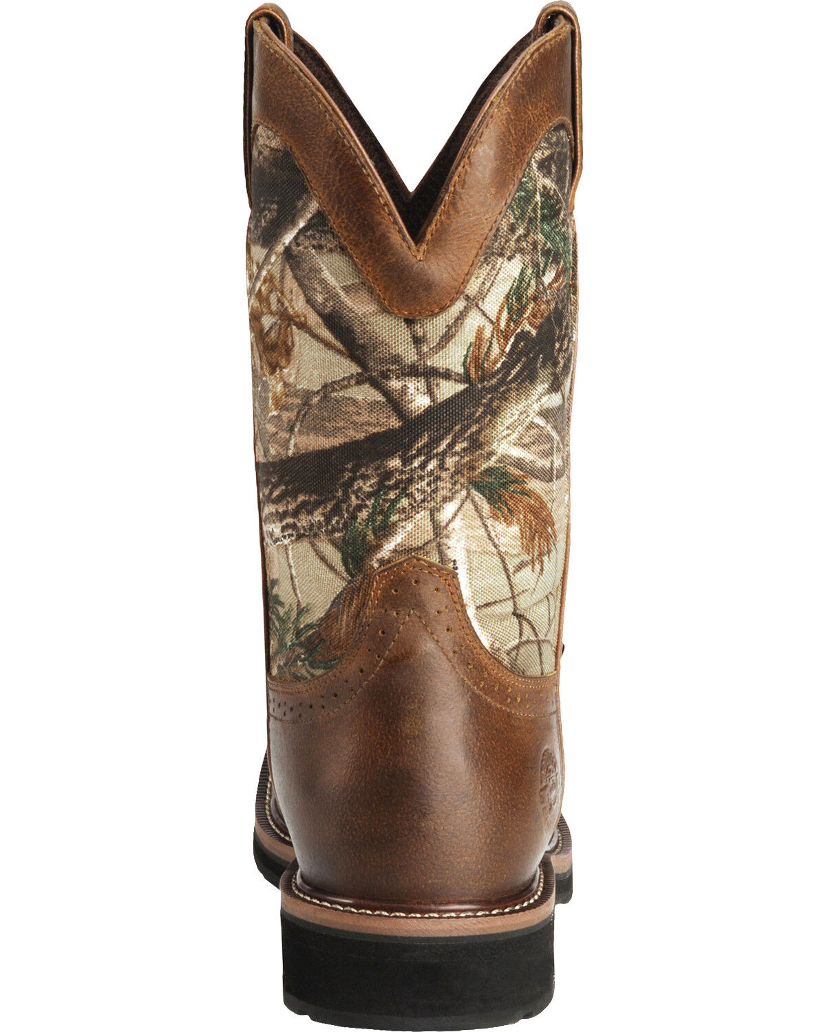 Image #7 - Justin Men's Stampede Camo Waterproof Work Boots, , hi-res