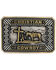 Image #1 - Montana Silversmiths Men's Beaming Christian Cowboy Attitude Buckle, Silver, hi-res