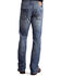 Image #1 - Stetson Rock Fit Frayed X Stitched Jeans, , hi-res