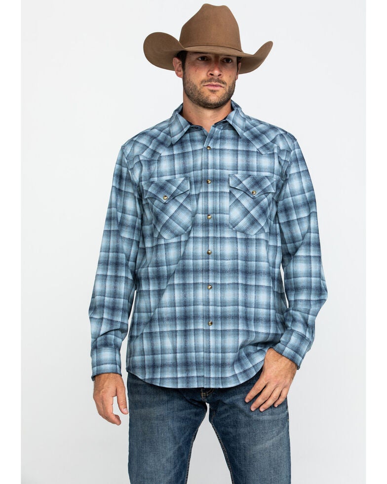 light blue mens flannel