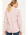 Image #2 - Wrangler Women's Pink FR Plaid Shirt, , hi-res