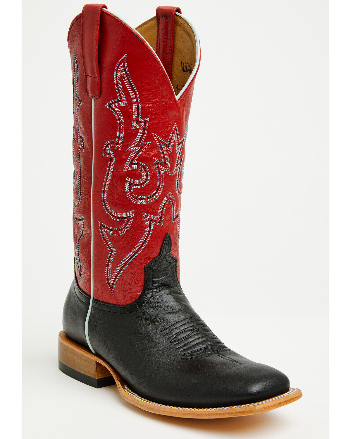 Image #1 - Macie Bean Women's Amazing Ace Western Boots - Broad Square Toe, Black, hi-res