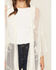 Image #3 - Shyanne Women's Embroidered Mesh Shawl, Cream, hi-res