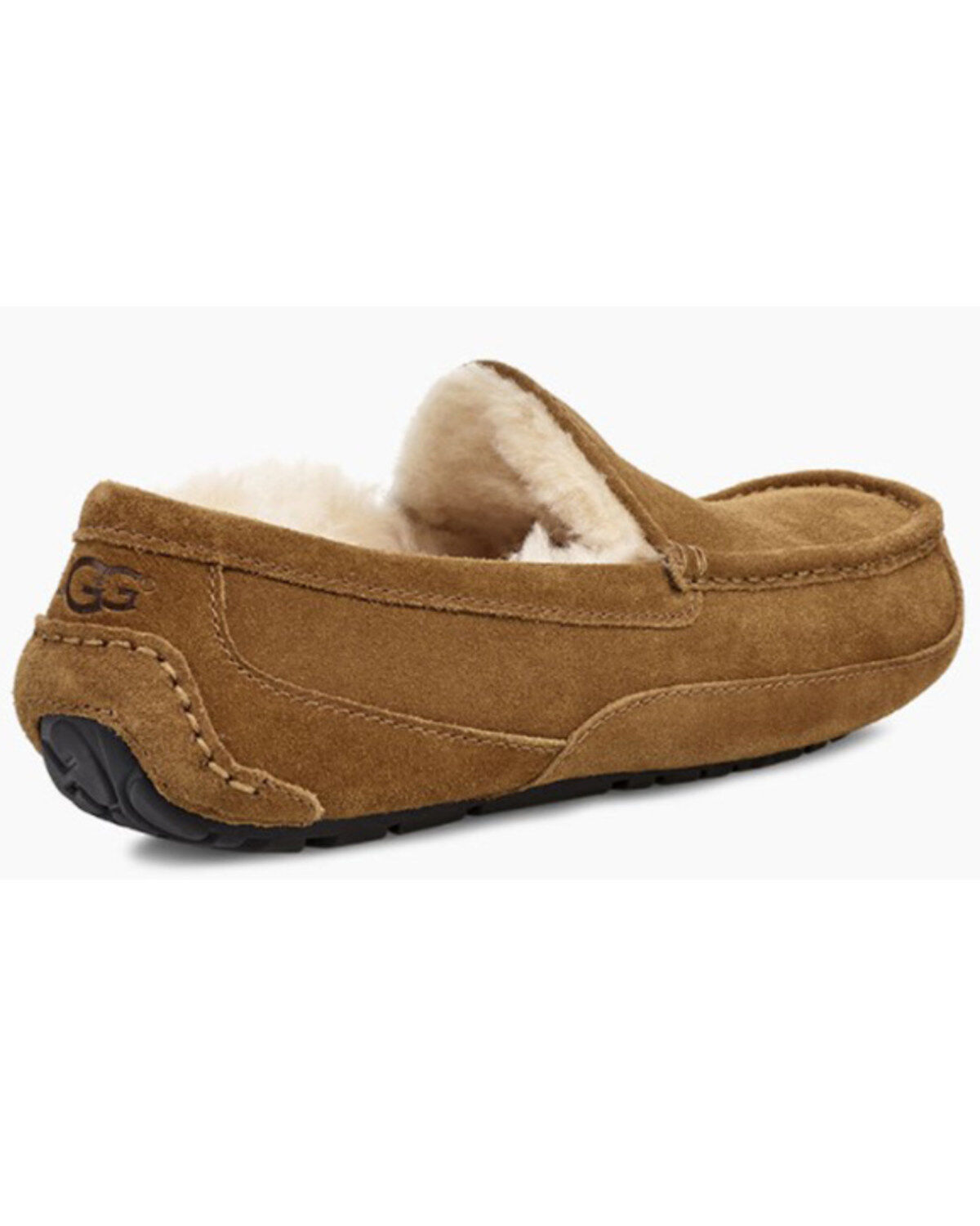 Image #4 - UGG Men's Ascot Slippers - Moc Toe, Tan, hi-res