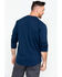 Image #2 - Hawx Men's Solid Pocket Crew Long Sleeve Work T-Shirt, , hi-res
