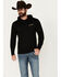 Image #2 - Pendleton Men's Boot Barn Exclusive Bridge Creek Diamond Hooded Sweatshirt , Black, hi-res