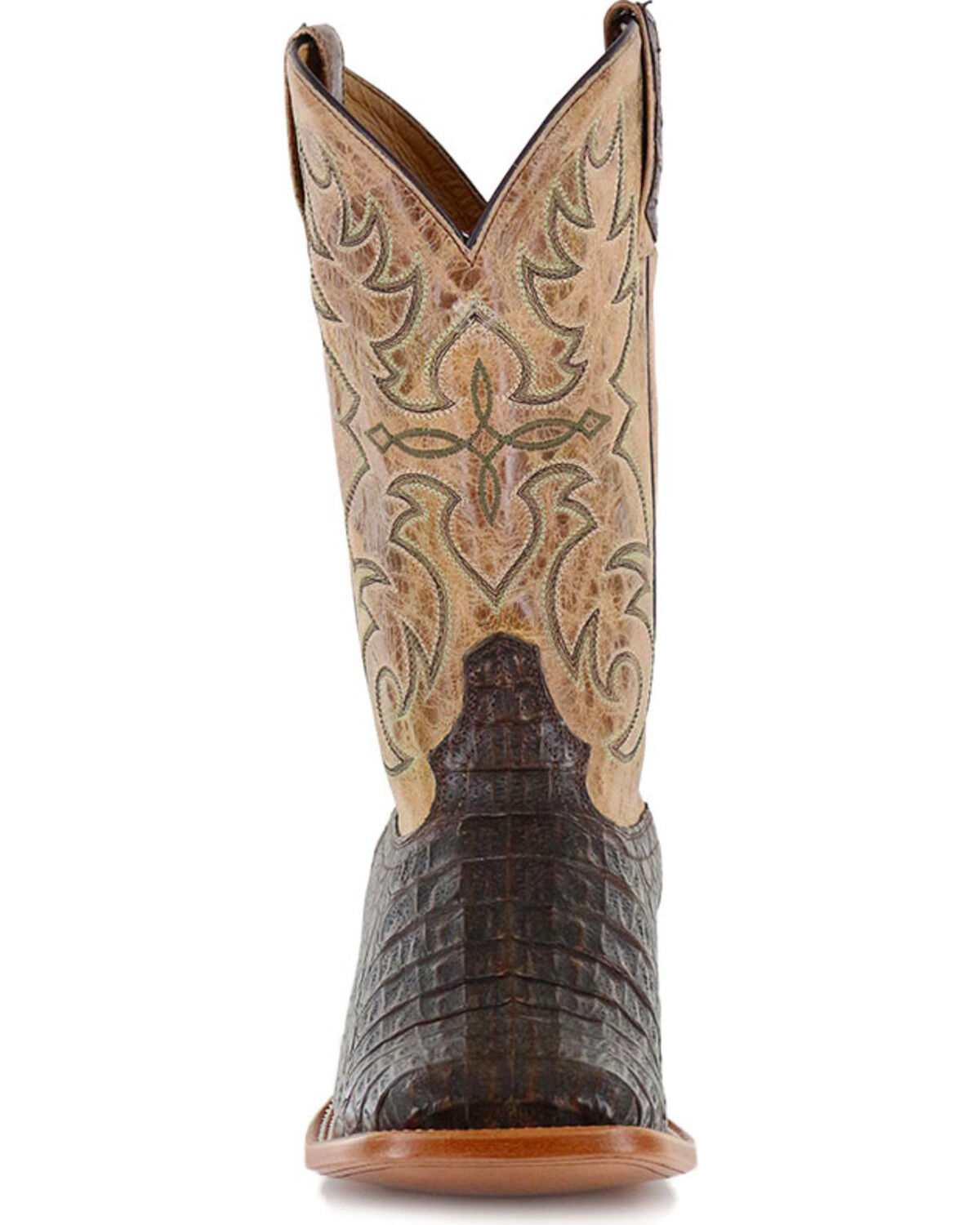 Image #4 - Cody James Men's Crackled Caiman Exotic Boots - Square Toe, , hi-res