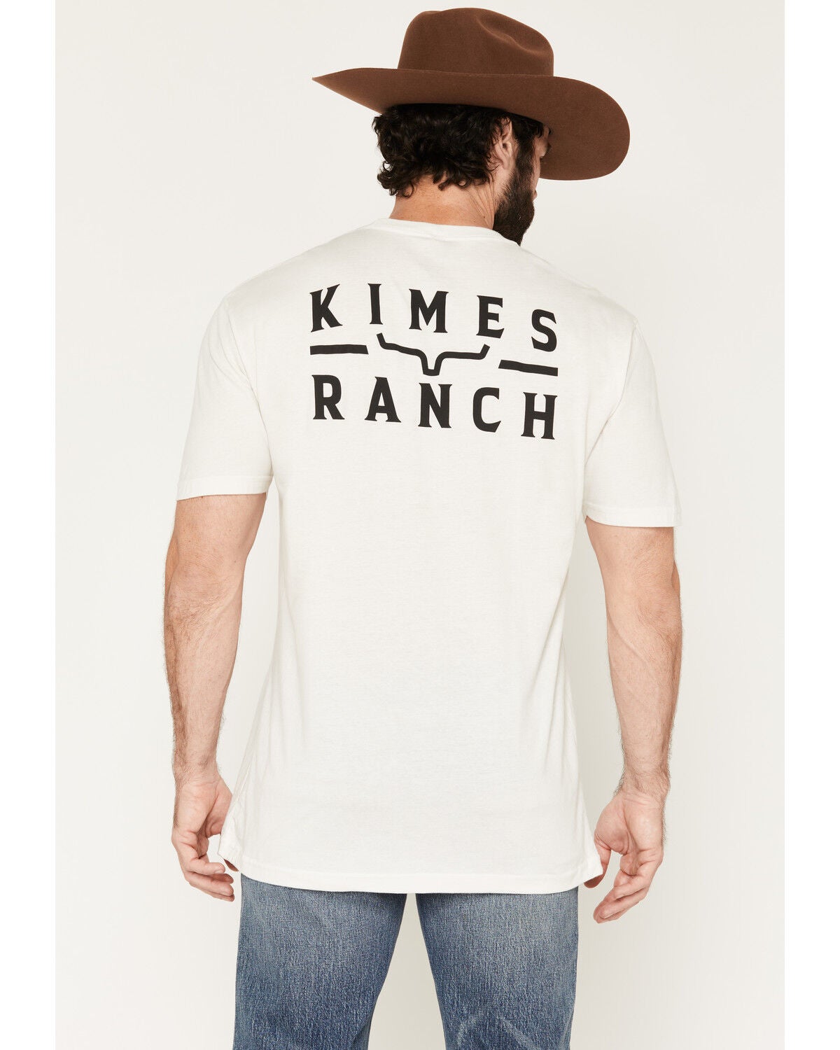 Image #1 - Kimes Ranch Men's Back Branded Short Sleeve Graphic T-Shirt, Off White, hi-res